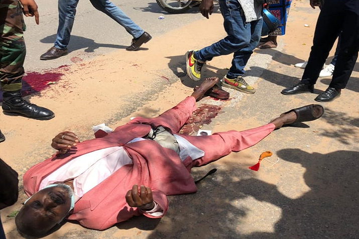 Cidadão alvejado por meliantes no centro da cidade de Luanda