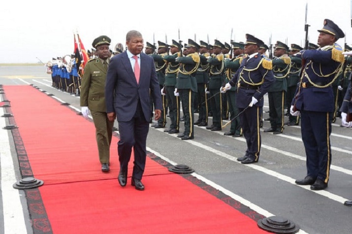 Presidente João Lourenço a caminho do Congo