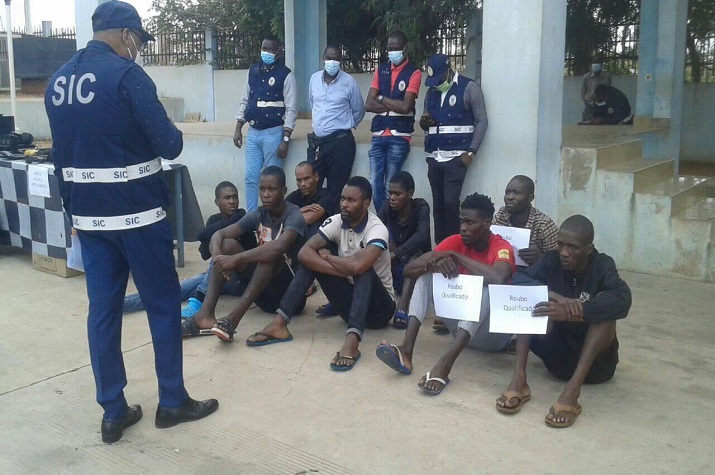Criminalidade violenta: SIC Luanda coloca 21 marginais no ‘xadrez’