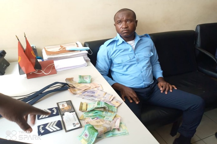 Falso polícia detido junto a Unidade Operativa de Luanda