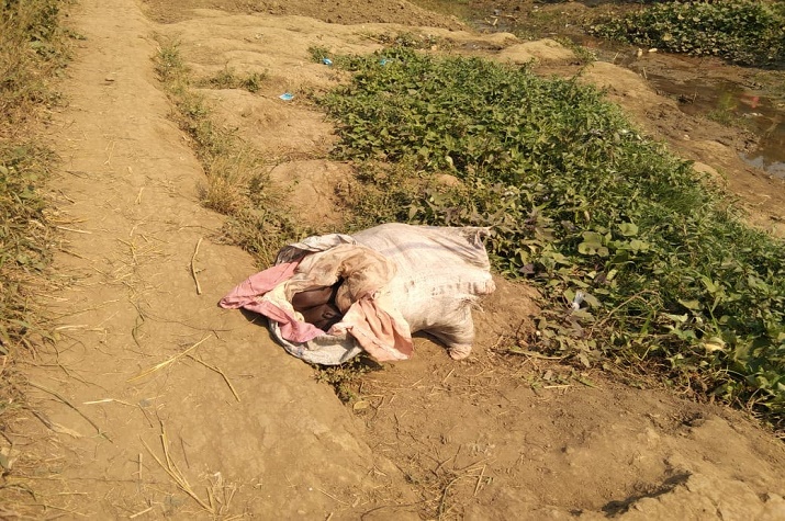 Corpo encontrado amarrado e dentro de um saco no Uíge