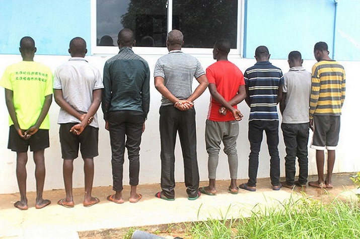 Batuqueiros que assaltavam em Luanda e Bengo recolhidos as celas