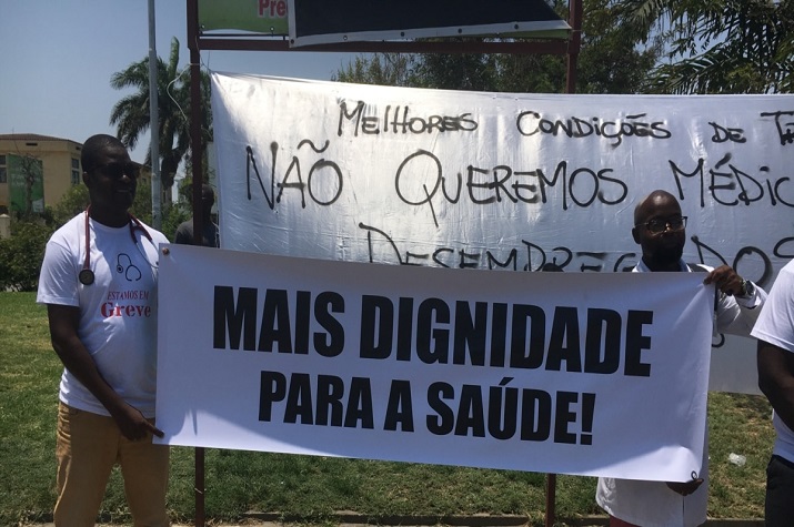Sindicato dos médicos diz que declarações do MPLA no parlamento foi uma vergonha nacional