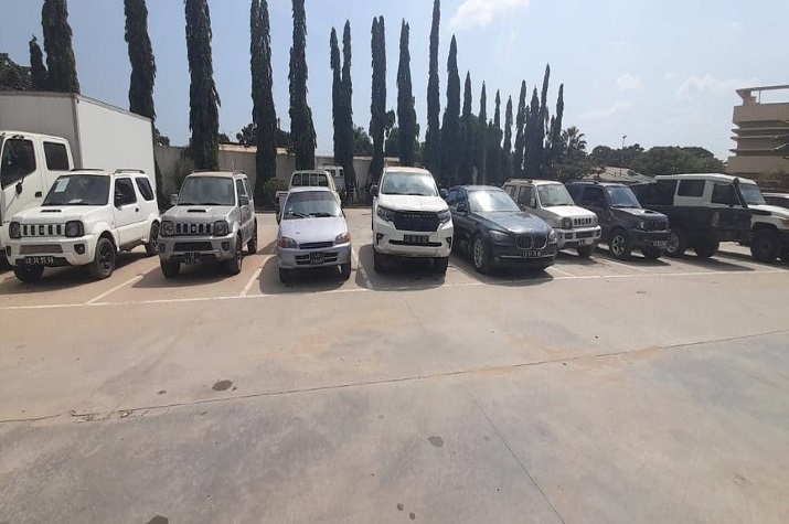 SIC recupera viaturas roubadas nos municípios de Viana, Kilamba Kiaxi, Luanda e Cazenga