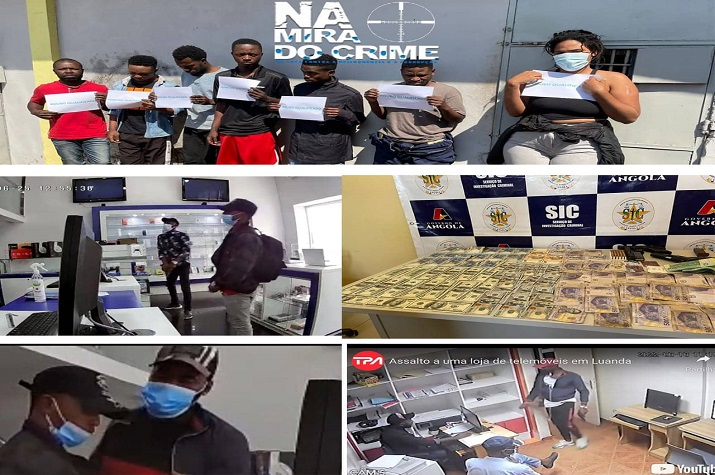 Capturados: Marginais que assaltaram lojas de telefones em Luanda mataram um polícia em Malanje