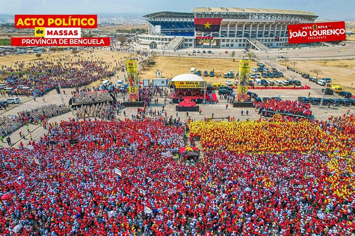 MPLA puxa dos galões e mostra poderio em Benguela