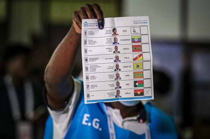 Primeiros resultados provisórios dão vitória ao MPLA com 60,65%