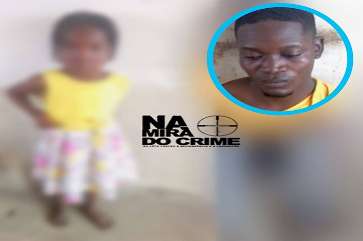 Padrasto viola enteada de 07 anos de idade