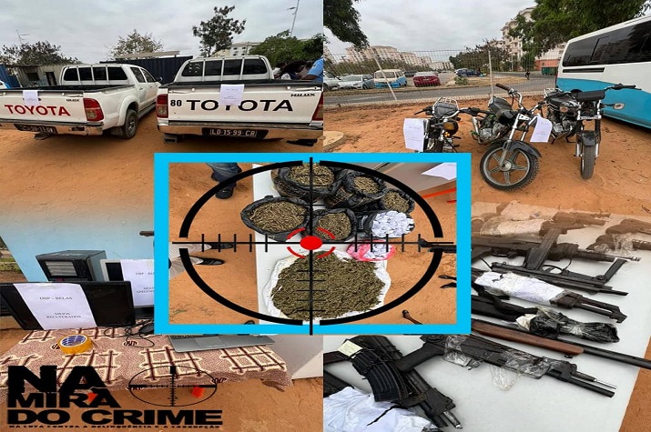 "Chumbo" e comparsas detidos por forças policiais