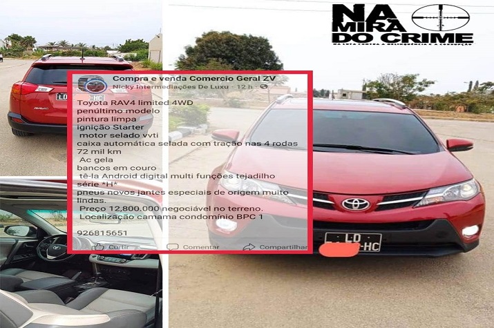 Empresa "Nicky Intermediações De Luxu" acusada de comercializar viatura roubada com recurso à arma de fogo, marginais estavam com coletes do SIC