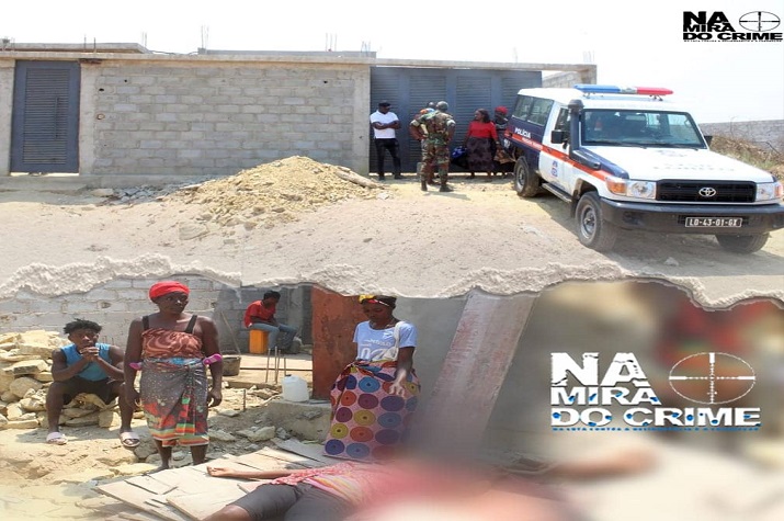 Corpo de mulher de 58 anos de idade encontrado numa obra inacabada no Cazenga