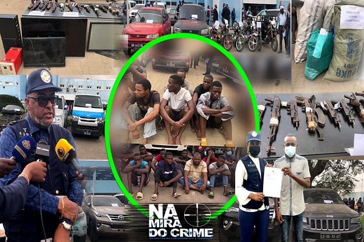 Envolvidos em homicídio e roubo de viaturas: SIC-Luanda encarcera 52 marginais altamente perigosos  