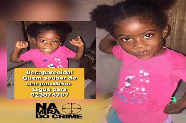 Menina de 4 anos de idade raptada numa Ford por cidadão desconhecido