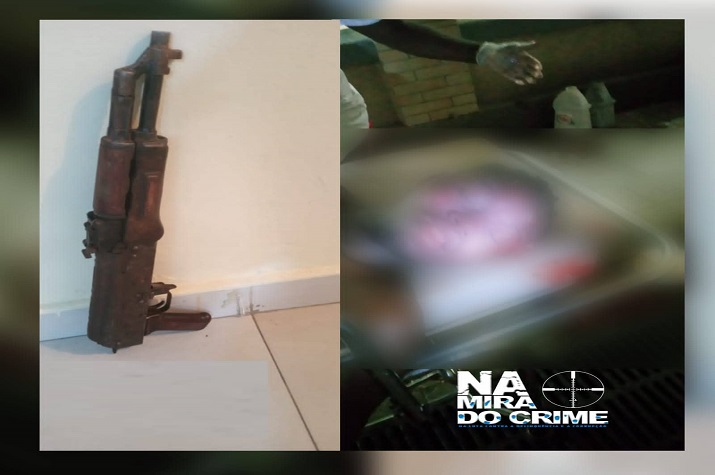 Na Rotunda do Camama - Populares desarmam e "matam" marginal à porrada