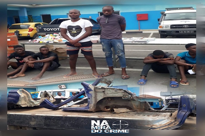 Detidos cidadãos envolvidos em crimes de roubo e desmanche de viatura