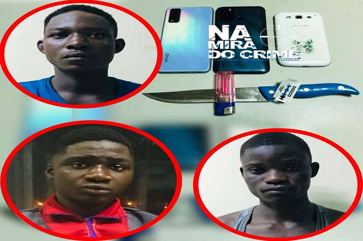 Câmaras do CISP captam assaltos com recurso a faca e lâmina no Kilamba, Polícia reagiu e prendeu os marginais  