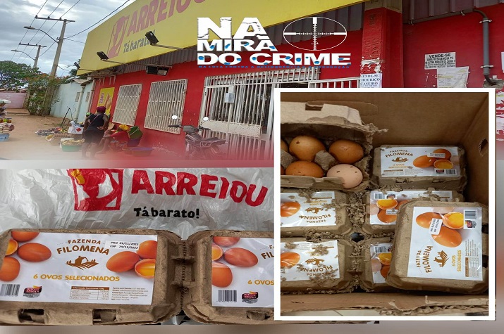 Alerta: Supermercado Arreiou do grupo Refriango comercializa ovos deteriorados