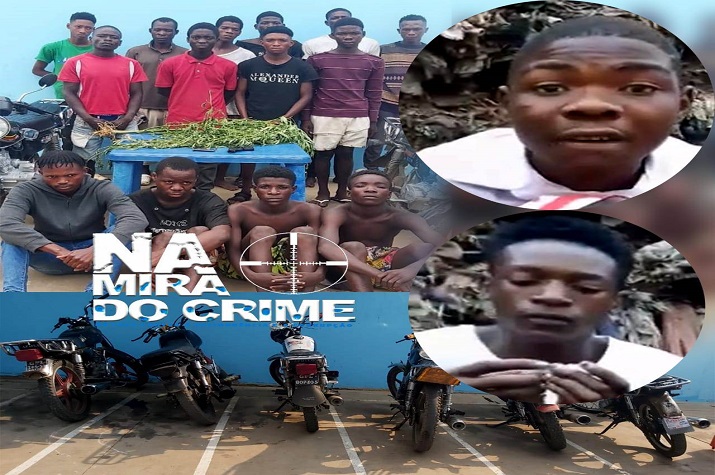 Kilamba Kiaxi: Polícia Nacional sobe no Morro da Lixeira e captura marginais envolvidos em vários crimes
