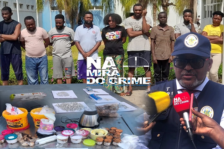 SIC recolhe 09 cidadãos que distribuíram cocaína e  anfetamina em Luanda