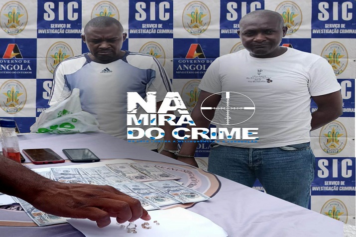 SIC desmantela rede de criminosos dedicados ao tráfico de diamante e falsificação de Dólares Norte-Americanos