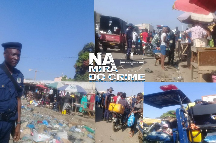 Agentes da Polícia provocam congestionamento de viaturas na zona da Kianda para extorquir dinheiro