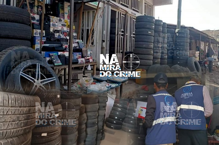 𝐀𝐍𝐈𝐄𝐒𝐀 no Cuito apreende mais de 180 pnéus de origem duvidosa