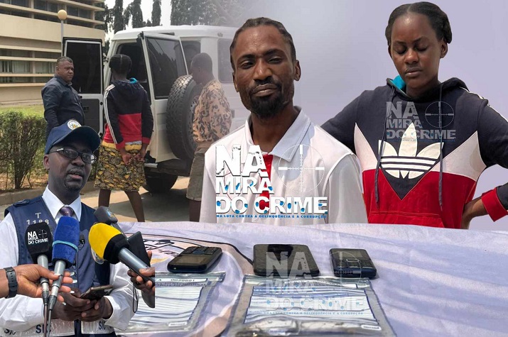Calemba 2: Casal de namorados apanhados a vender Cocaína e Crack a cidadãos indianos e libaneses