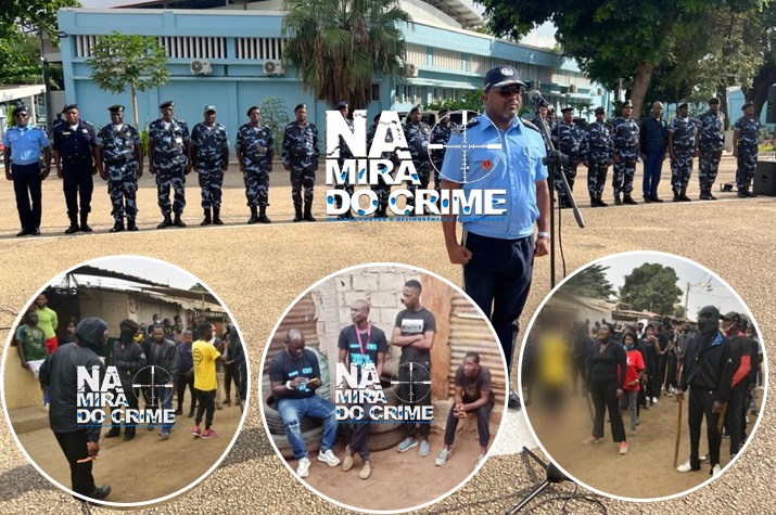 NOTA POSITIVA – Polícia desactiva “Turma do Apito” do Sambizanga envolvida em extorsão, sequestro e tortura