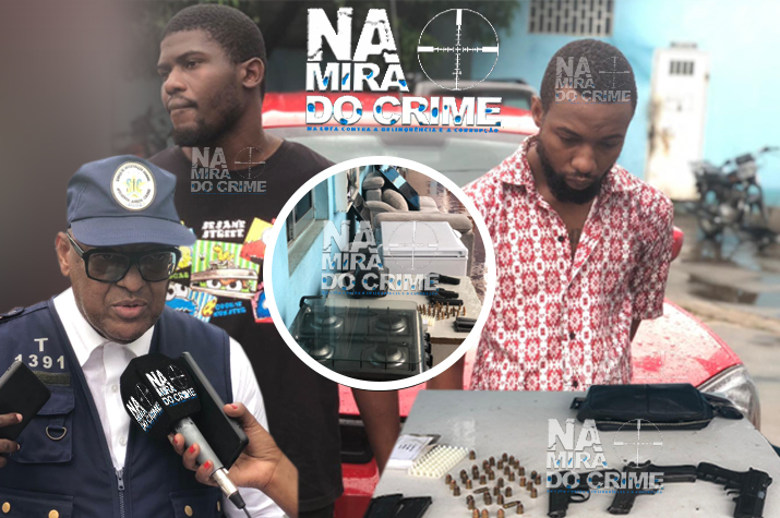 SIC-Luanda desmantela grupo de bandidos que assaltavam com pistolas e tinham munições de sobra