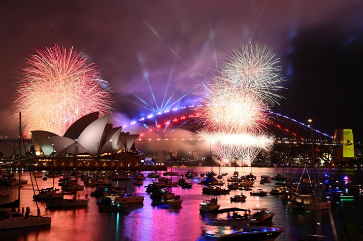 Austrália e Nova Zelândia dão as boas-vindas a 2024