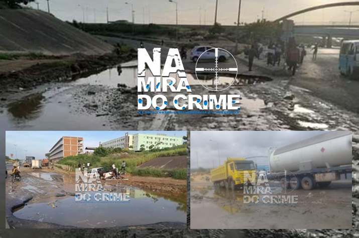 Mau estado da ponte de "Betão de Cacuaco"  condiciona a livre  circulação de viaturas