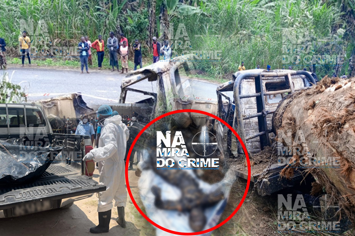 Dange-Quitexe: Acidente provoca morte e carbonização do motorista e da viatura