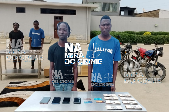 Detidos em Cabinda cidadãos nacionais por crime de burla informática e nas comunicações