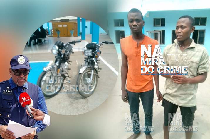 “Das FAA” e “Rei Gato”: Marginais especialistas em roubo de motorizadas caçados pelo SIC-Luanda
