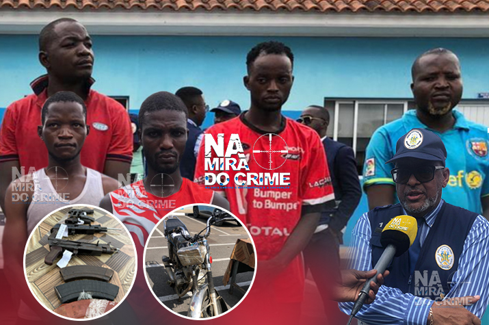 Capturados vivos: SIC-Luanda apresenta bandidos que mataram oficial das FAA, violaram duas adolescentes e alvejaram um casal