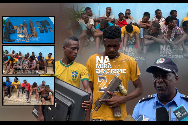 Em 72 horas - Polícia Nacional faz razia em Luanda e detém 40 criminosos