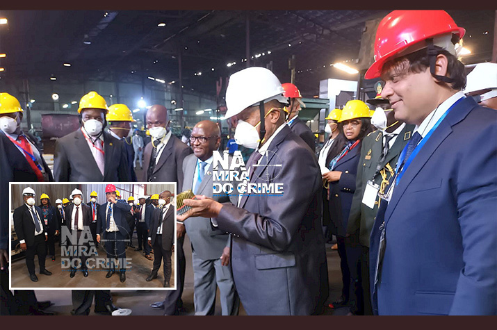 Em Luanda: Presidente da Namíbia constata funcionamento da empresa Karam Indústria