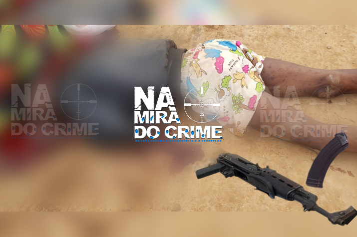 Limpeza no Cazenga: Estava foragido voltou para assaltar com AKM e morreu com tiro na cabeça
