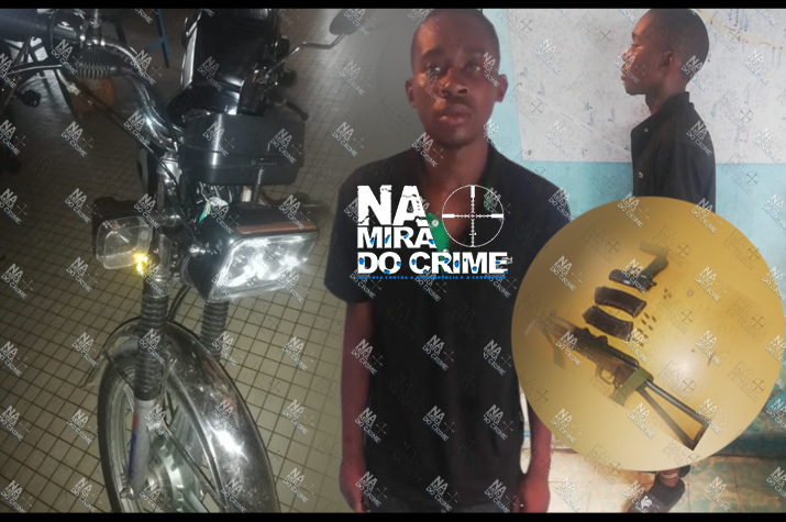 Armas são de um Magistrado Judicial Militar: Polícia detém moto-taxista em posse de duas armas de fogo