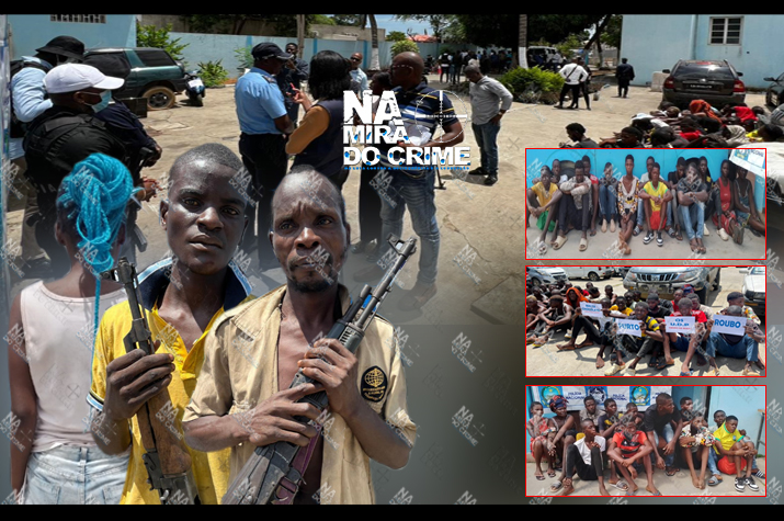 Em dois dias: Polícia ‘varre’ município de Luanda recolhe 52 criminosos e recupera 11 armas de fogo