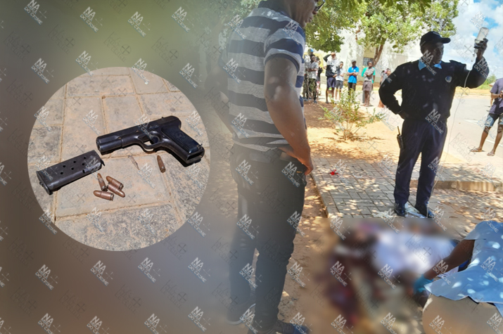 Huíla: Jovem de 22 anos dispara contra própria cabeça na Centralidade da Quilemba