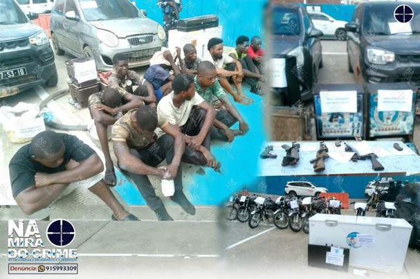 “Buscas” em Talatona terminam com dez detenções, recuperação de armas de fogo e apreensão de viaturas