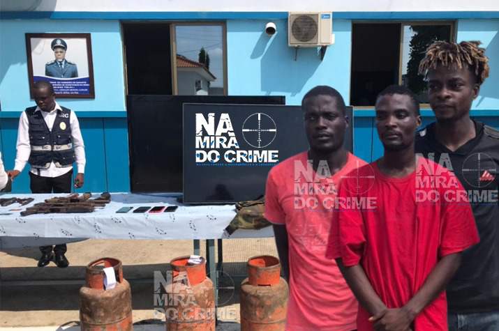Com AKM e pistolas: SIC-Luanda captura bandidos que assaltavam residências luxuosas no Mussulo  