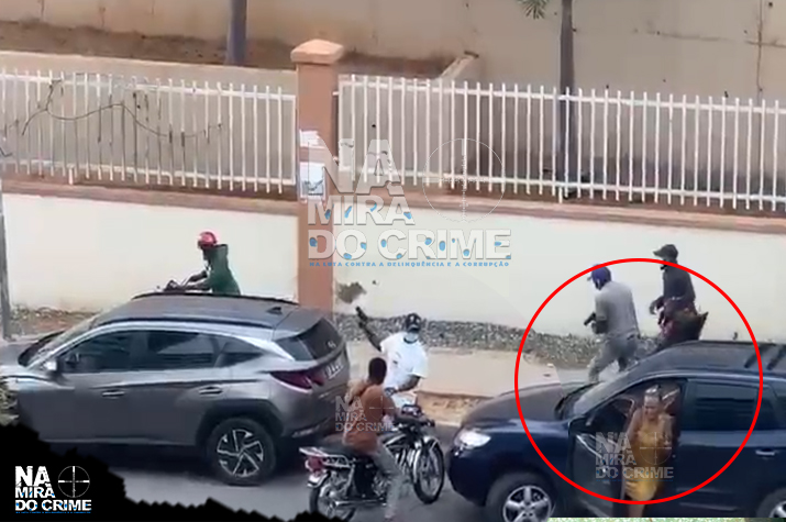 Polícia persegue 06 marginais que assaltaram cidadãs a bordo de uma viatura no Talatona