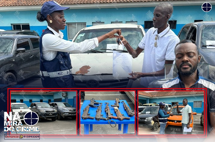 SIC-Luanda captura marginais especializados em roubos de táxis personalizados