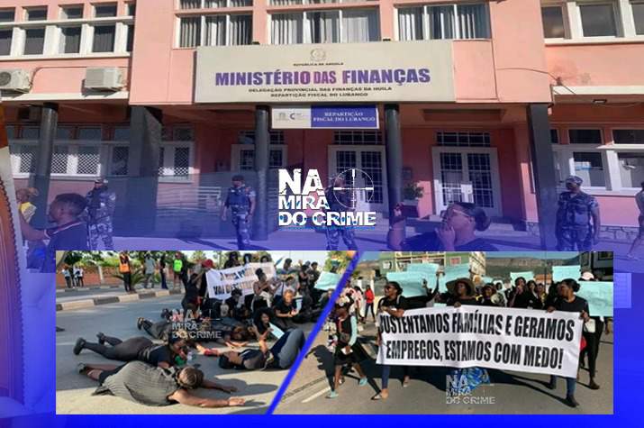 Mulheres empreendedoras e zungueiras manifestam-se na Huíla contra alteração da pauta aduaneira