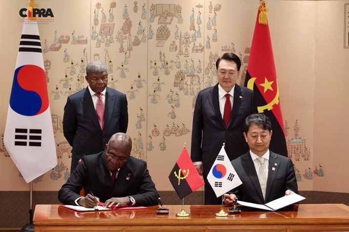 Angola e Coreia do Sul assinam acordos nas áreas do Comércio, Saúde, Ordem Pública e Diplomacia