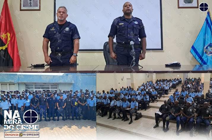 Comando Provincial de Luanda forma em Viana 200 efectivos em enfrentamento policial