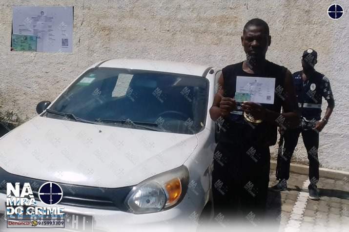 Capturado motorista que furtou viatura entregue para serviço de táxi personalizado