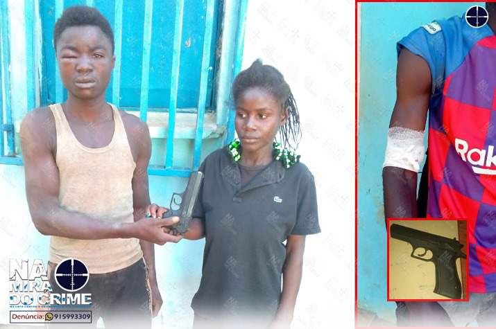 "Flora e Djony": Polícia no Cuanza-Sul tira de circulação casal de 17 anos que roubava motorizadas com arma de fogo